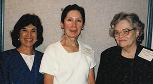 Sandra Harper, Patricia O'Connor y Martha Halsey. Foto: Candyce Leonard
